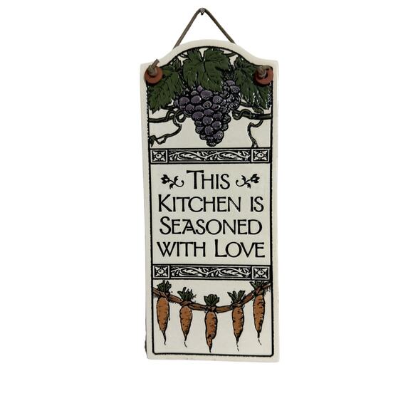 Spooner Creek This Kitchen is Seasoned With Love Plaque - Picture 1 of 6